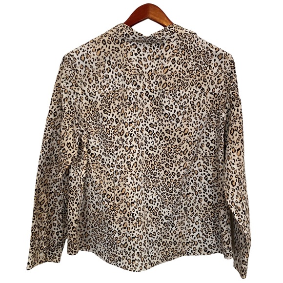 Chico’s Leopard Shirt L - Picture 3 of 6